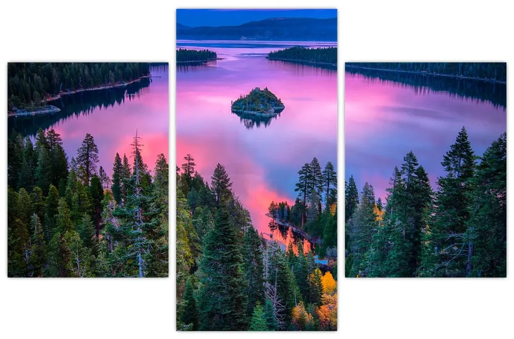 Obraz - Jazero Tahoe, Sierra Nevada, Kalifornia, USA (90x60 cm)