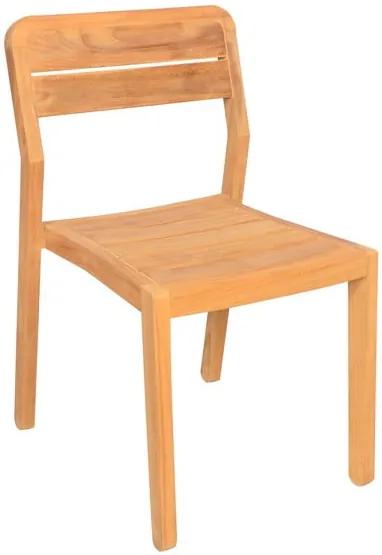Sada 2 záhradných stoličiek z teakového dreva Ezeis Navy