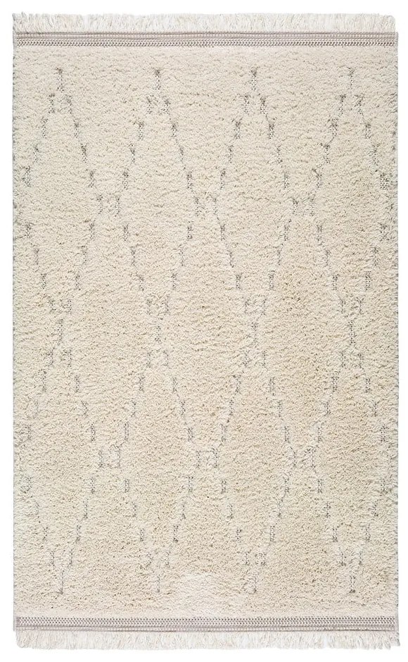 Biely koberec Universal Kai Geo, 57 x 115 cm