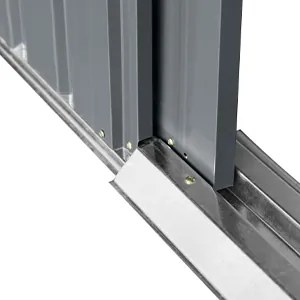 Záhradný domček BestBerg ZDR-1A / 1,9 m² / 110 x 174 x 191 cm / sivá