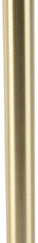 Botanická stolná lampa mosadz s zeleným tienidlom 25 cm - Simplo