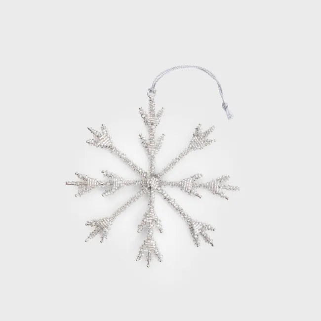 Vianočná ozdoba DIAME strieborná snehová vločka 710490