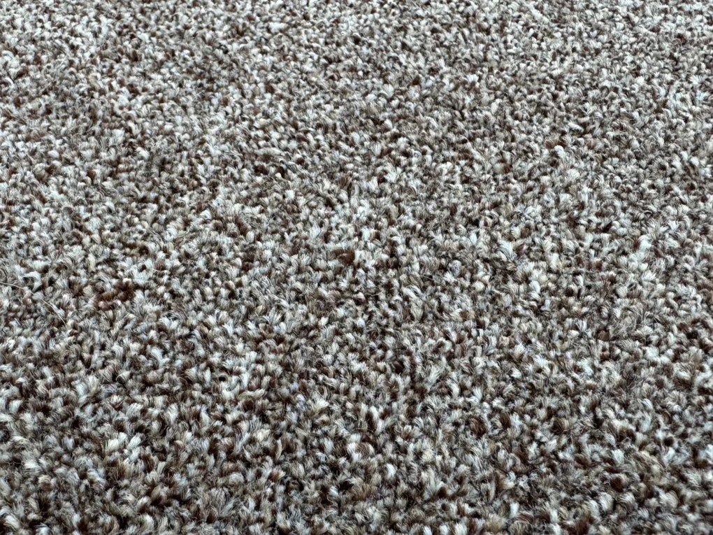 Vopi, Kusový koberec Apollo Soft hnedý kruh, 200x200 (priemer) kruh, hnedá, chodba / predsieň