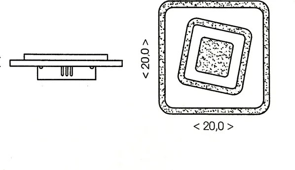 Brilagi - LED stropné svietidlo MODERN MINI LED/32W/230V 3000/4000/6000K