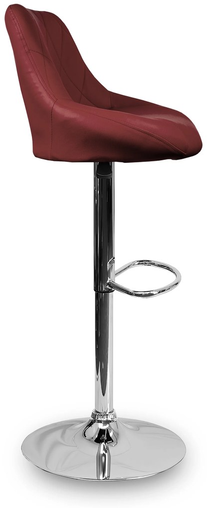 Barová stolička AGA MR2000BURGUNDY - burgundy