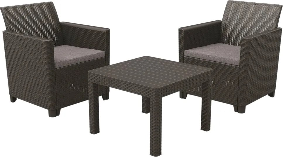 Keter balkónový set Claire grafit