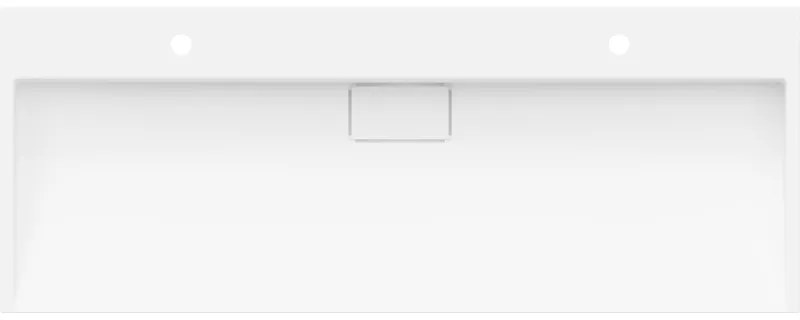 Mexen Ava, umývadlo na dosku z konglomerátu 2/O 120 x 46 cm, biela, 23011202