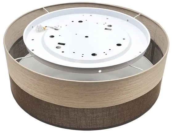 LED Stropné svietidlo SIRJA WOOD LED/36W/230V pr. 45 cm hnedá/dub