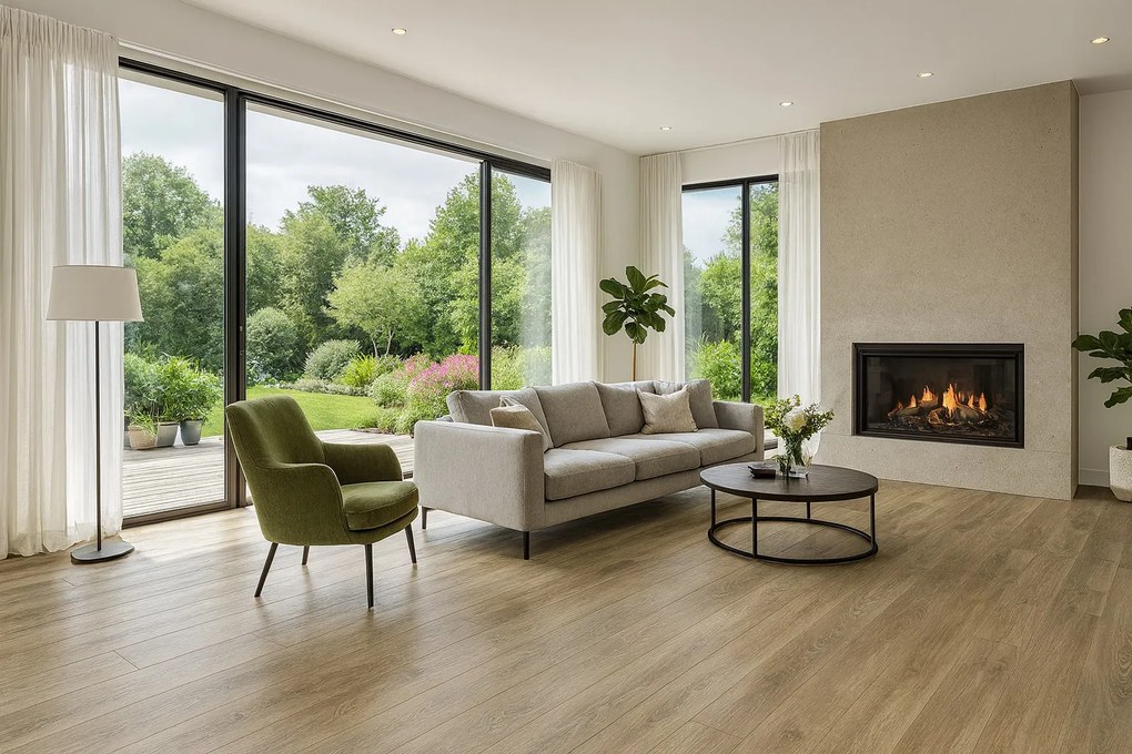 Beauflor, PVC podlaha - lino Quintex Havanna Oak 699L, na mieru, šíře 4m,5m, hnedá, filc, chodba / predsieň