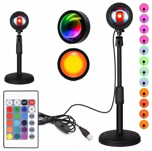 Pronett XJ5003 RGB lampa SUNSET s diaľkovým ovládaním