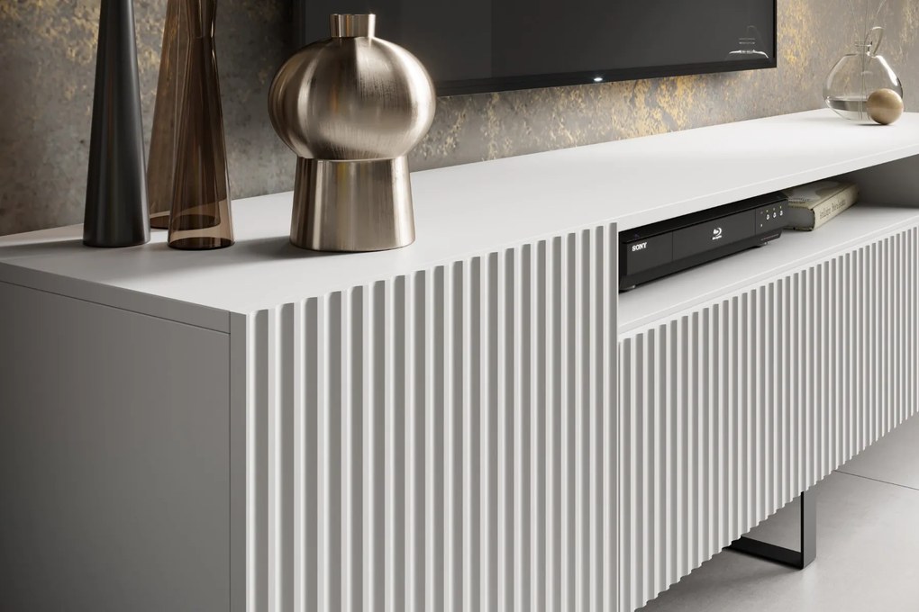 TV STOLÍK DANTE BIELY 200 cm