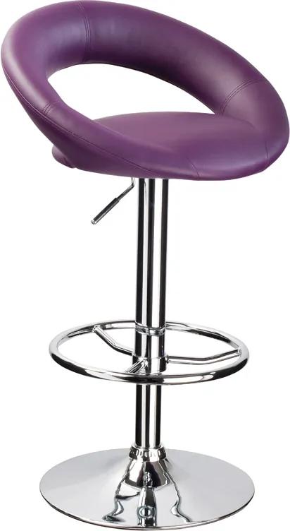 SIGNAL C-300 barová stolička fialová