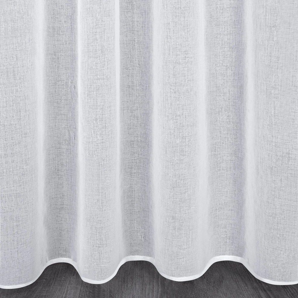 ZÁCLONA NA PÁSKE ELPIDIA 350X250 CM BIELA