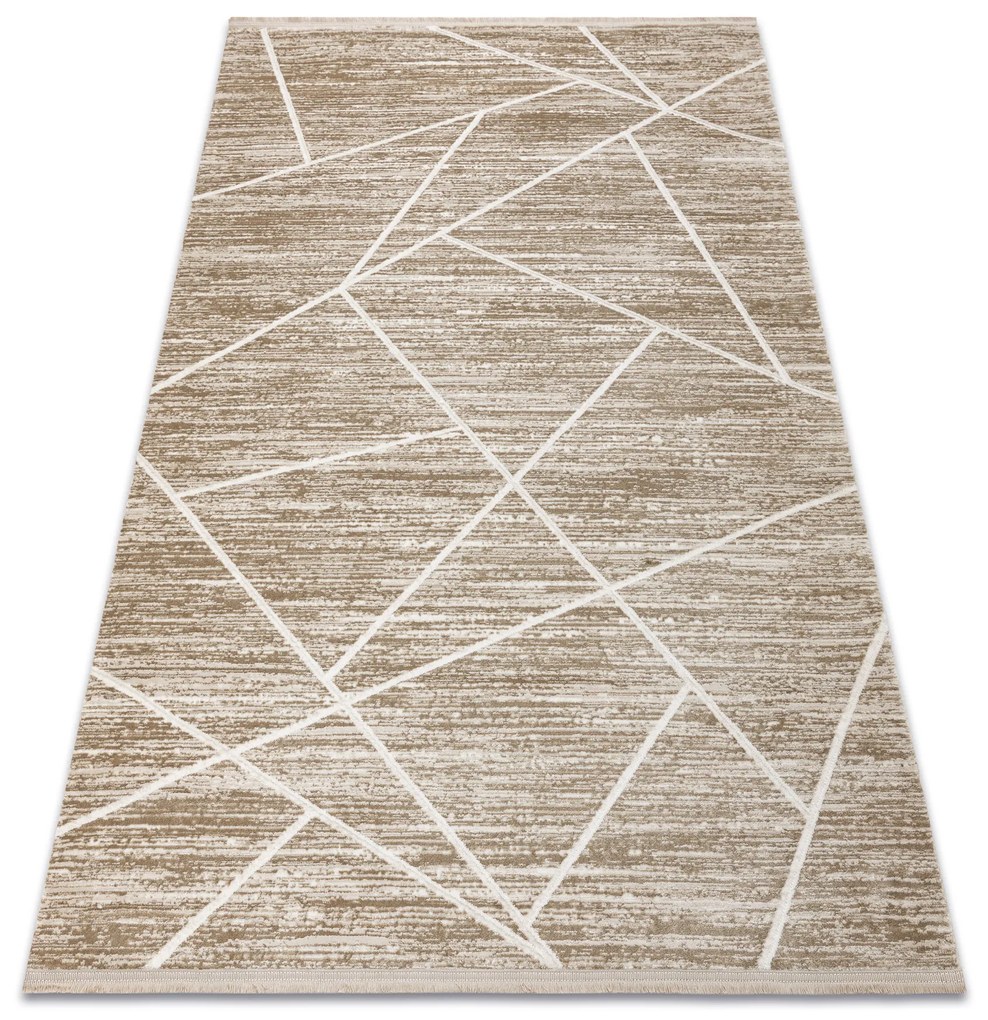 Koberec DUKE 51557béžovo/krémový - Geometrický, štrukturálny