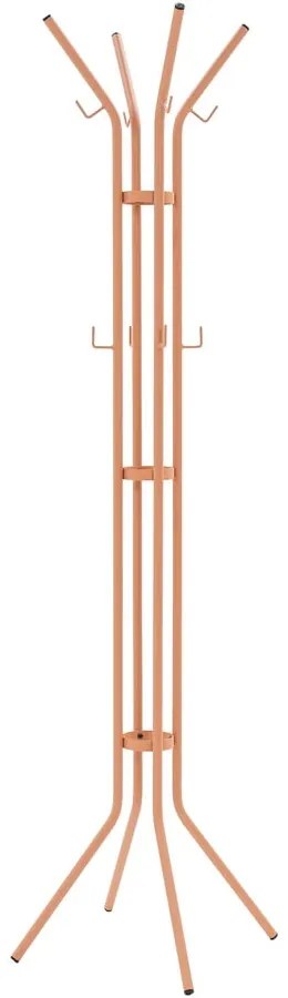 Kovový vešiak v lososovej farbe ø 40x170 cm Jessy – Spinder Design