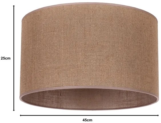 Duolla - Tienidlo univerzálne ROLLER E27 pr. 50 cm hnedá