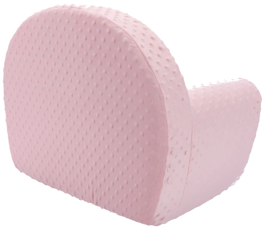 Detské kresielko MINKY - pudrovo ružové