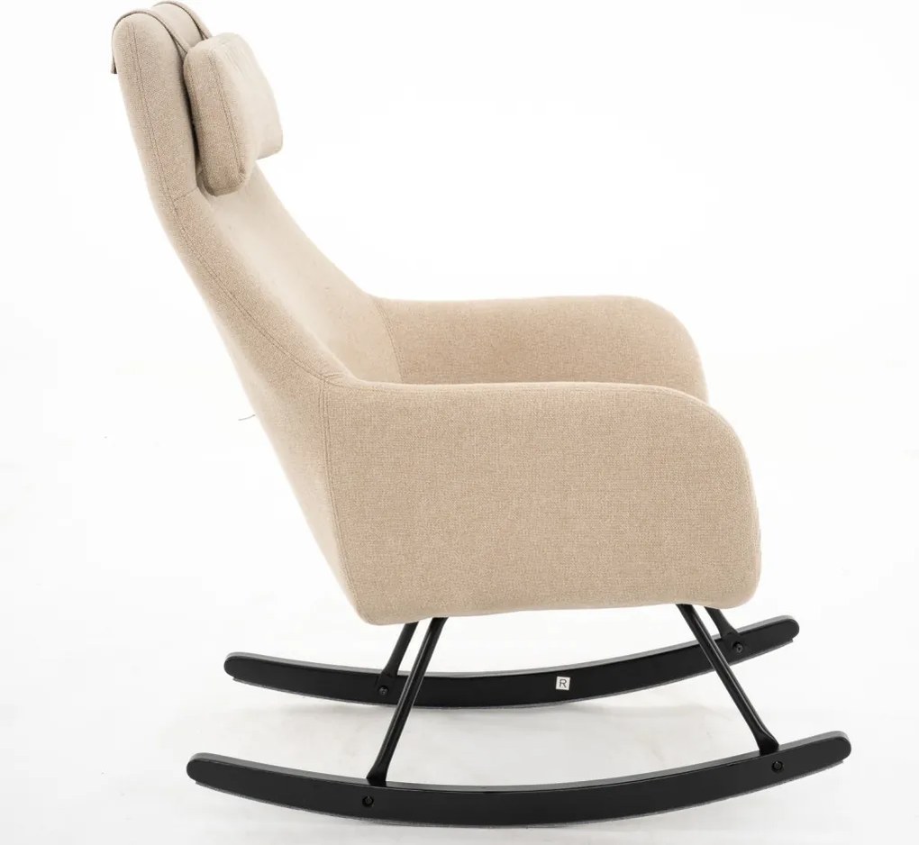 Hojdacie kreslo Galileo, béžová tkanina