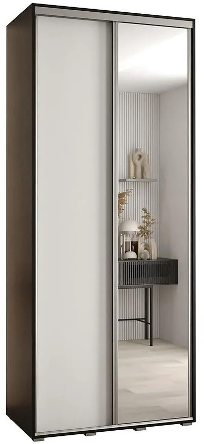 Skriňa 45 Canaris 3 100 čierna/biela/silver