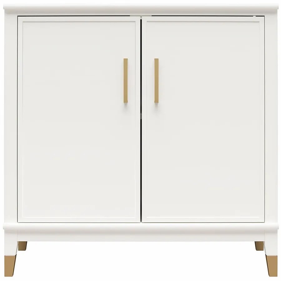 Biela skrinka 84x84 cm Westerleigh – CosmoLiving by Cosmopolitan