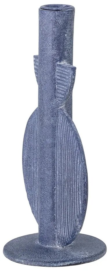 Modrý svietnik Bloomingville Bess, výška 22 cm