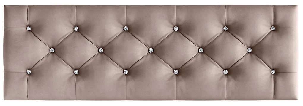 Lavica CHESTERFIELD 60x40 cm Svetlohnedá
