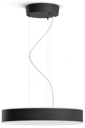 Philips - LED Stmievateľný luster na lanku Hue ENRAVE LED/33,5W/230V čierna + DO