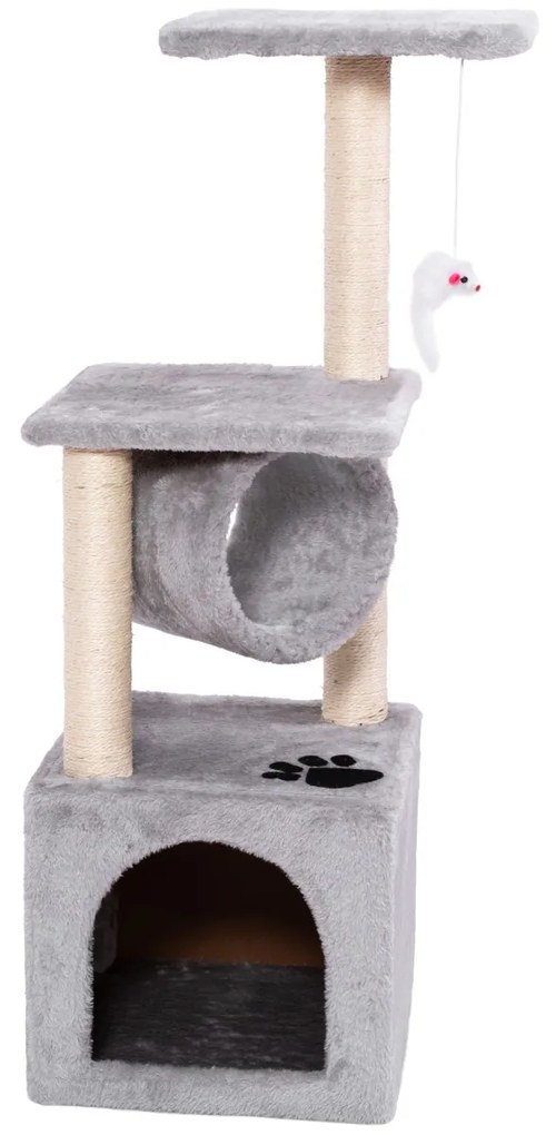Kočičí škrabadlo SOFFIA 90 cm šedé