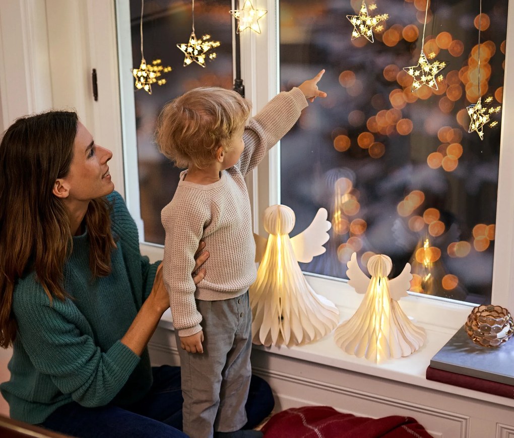 Papierový LED anjel, malý