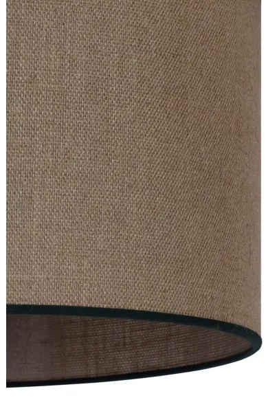 Duolla - Luster na lanku ROLLER 1xE27/15W/230V pr. 40 cm hnedá/čierna