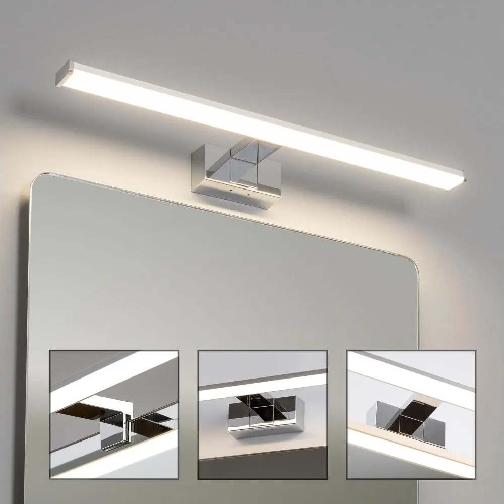 Brilagi - LED osvetlenie zrkadla do kúpeľne VESTRA LED/12W/230V 60 cm IP44 chróm