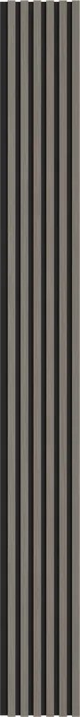 Mexen Lam-B, akustické stenové lamely 275 × 30 cm, HDF doska 4 mm, technická dyha, dub oceľový, S100-275307-3015-006