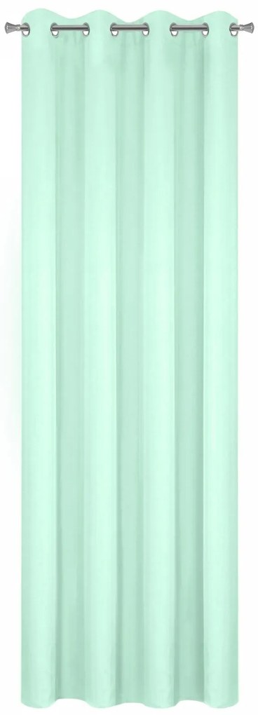 ZÁVES NA KRÚŽKOCH ADORE 140X250 CM SVETLÁ MENTOLOVÁ