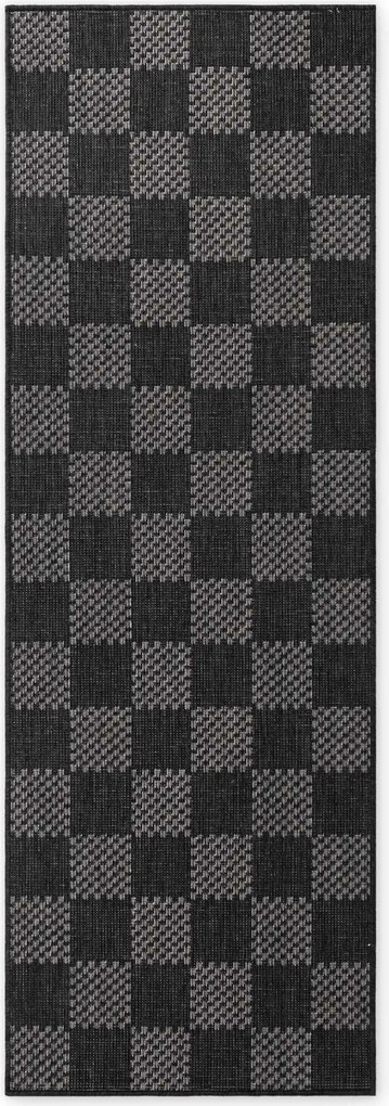 Ted Baker, Kusový koberec Ted Baker Haringey 106385 Black White, 160x230, čiernobiela, chodba / predsieň