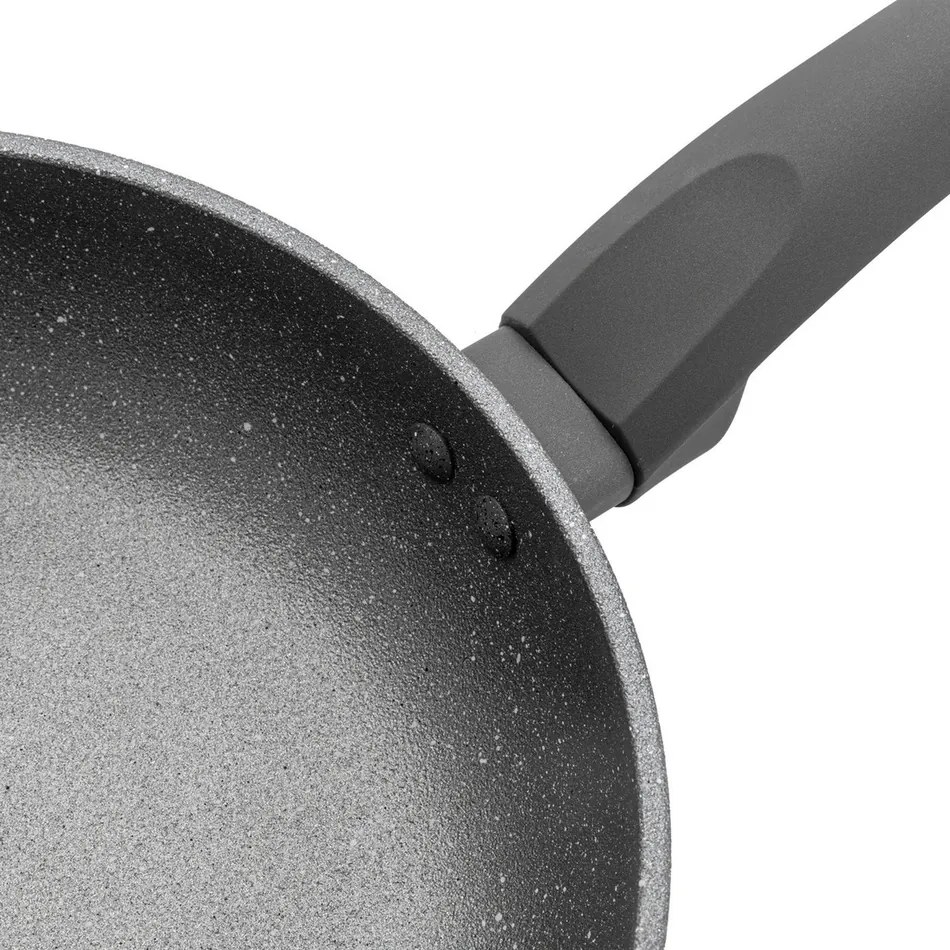 Florina Kamenná panvica Lava Stone MG, 30 cm, sivá, pr. 30 cm