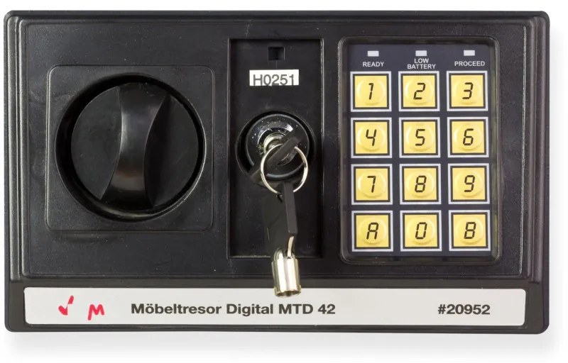 DEMA Digitálny trezor 30x37x38 cm 42 litrov