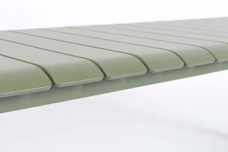 ZUIVER VONDEL lavica Zelená 129,5 cm
