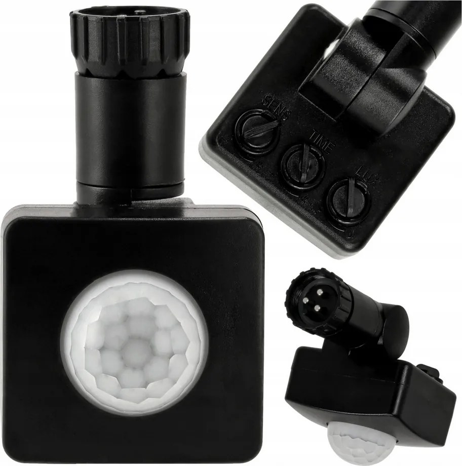 LED reflektor IP65 - 100w - 9000lm so senzorom pohybu a súmraku - neutrálna biela