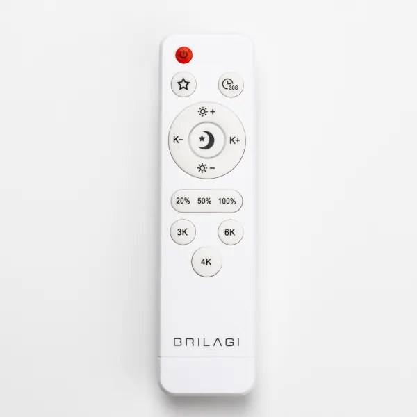 Brilagi - LED stmievateľné stropné svietidlo PINE LED/60W/230V + diaľkové ovládanie