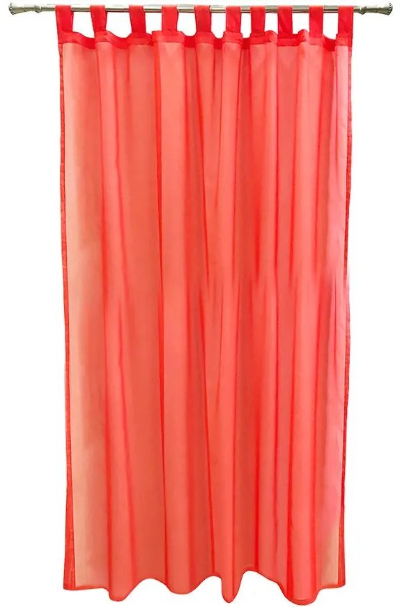 Záves na pútkach 140x250 oranžová