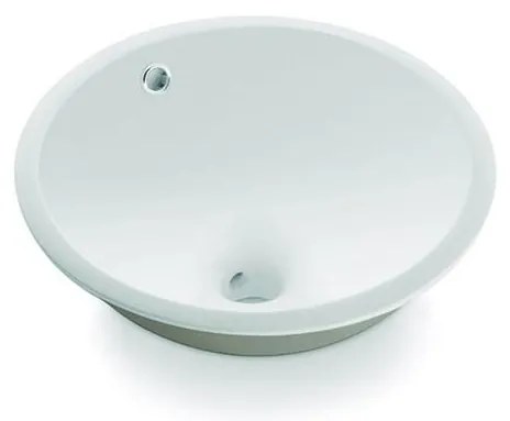Bathco 0052 - Zapustené umývadlo CERDENA pr. 38 cm porcelán/biela