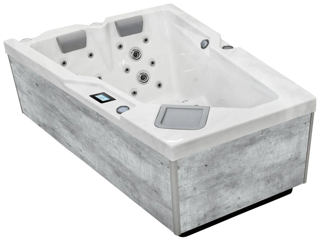 Hanscraft Vírivka AMETHYST OKA1 Pearl white Concrete
