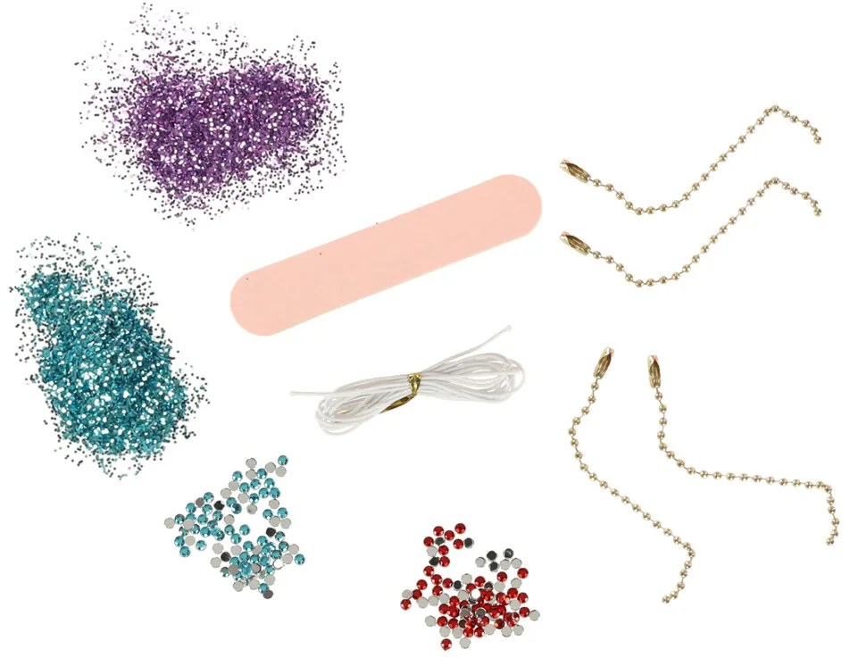 KIK Kreatívna súprava Magic Box – UV box na výrobu šperkov pre deti, 4 farby