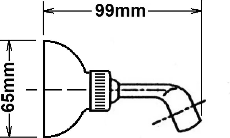 Sapho Sapho, Otočný držiak sprchy, zlato, SUP25