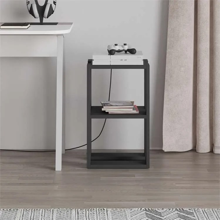 Noční stolek Houseland Lonie antracitově šedý