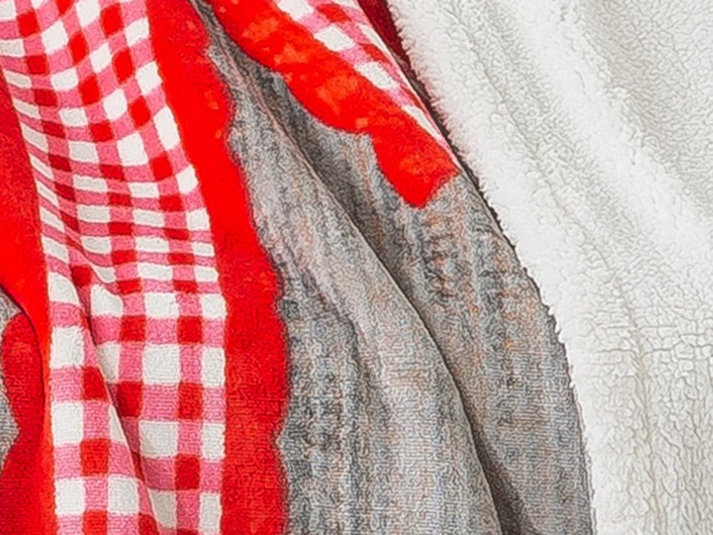 XPOSE® Mikroplyšová deka LOVE BOX s baránkom 140x200cm