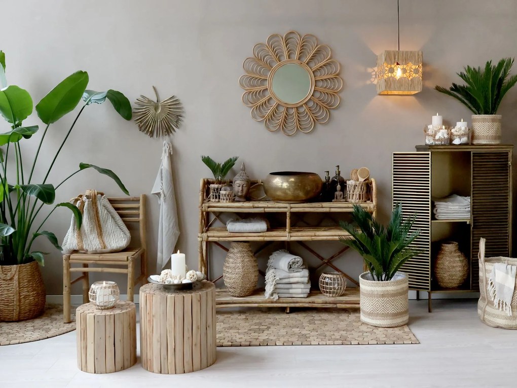 Chic Antique Jutový obal na kvetináč Nature menší