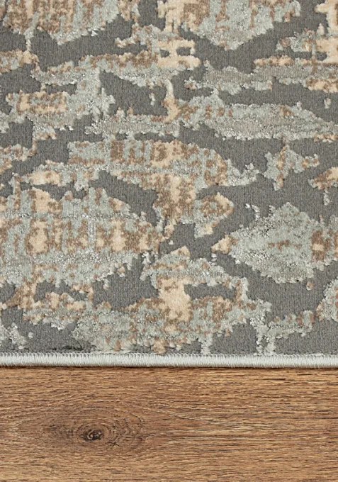 Koberec HOME W7051 krémový / tmavobéžový