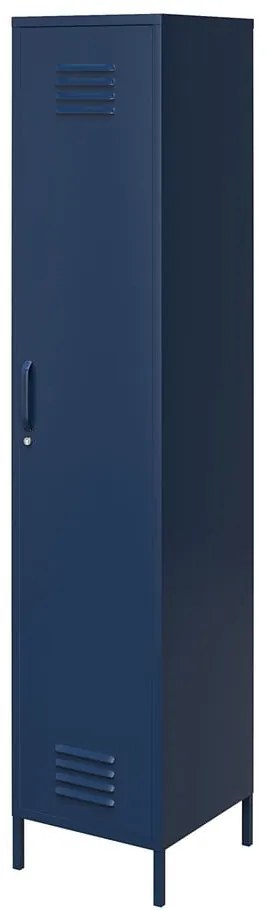 Modrá kovová skrinka 38x185 cm Bradford - Queer Eye