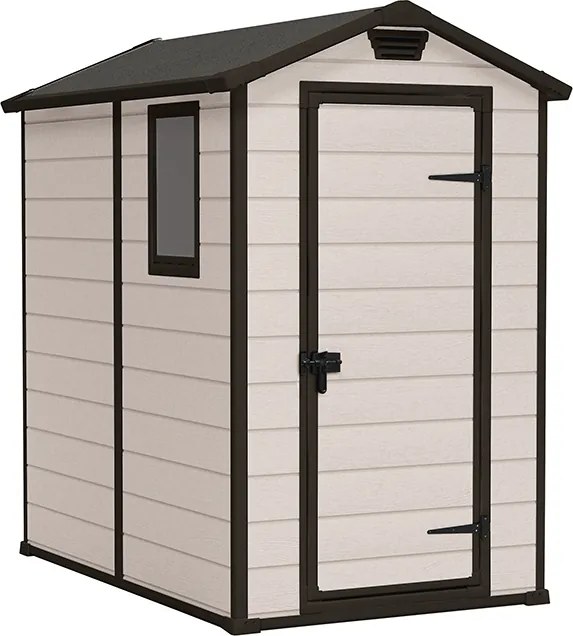 Záhradný domček Keter MANOR 4 x 6 béžový, s podlahou